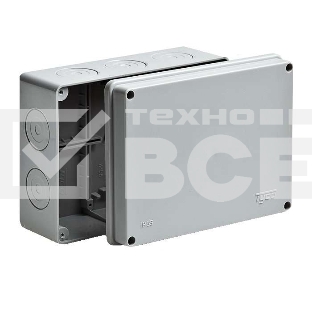 Коробка распр. ОП 200х140х75 IP55 без герм. Рувинил 67056