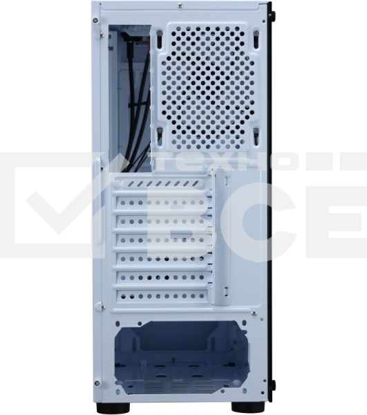 Компьютерный корпус AeroCool/Formula CL-3302W RGb белый без БП ATX 2xUSB 2.0 1xUSB 3.0 audio bott PSU