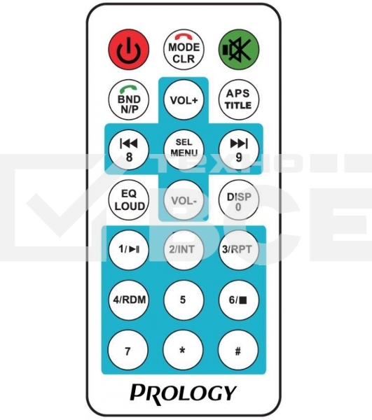Автомагнитола Prology CMX-210 1DIN 4x55Вт
