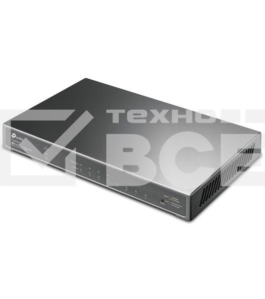 Коммутатор TP-Link JetStream 8-Port Gigabit Smart Switch with 4-Port PoE+, 4× Gigabit PoE+ Ports, 802.3at/af, 62 W PoE Power, Desktop Steel CaseIntegration with Omada SDN Controller, 802.1Q VLAN, STP/RSTP/MSTP, IGMP Snooping, 802.1p/DSCP QoS, ACL, 802.1x,