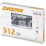 Накопитель SSD Digma Run S9, 512Gb, SATA III, 2.5