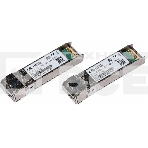 Комплект из двух SFP+ модулей Mikrotik XS+2733LC15D SFP/SFP+/SFP28 modules 1/10/25G 15km 1270nm + 1330nm, фото 1