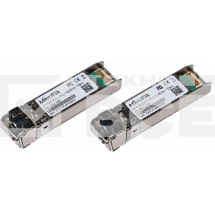 Комплект из двух SFP+ модулей Mikrotik XS+2733LC15D SFP/SFP+/SFP28 modules 1/10/25G 15km 1270nm + 1330nm