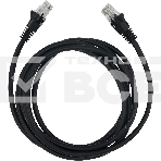 Патч-корд Buro UTP 4 пары cat5E CCA molded 2м черный RJ-45 (m)-RJ-45 (m), фото2