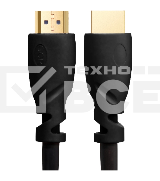 Кабель GCR Premium 1.8m HDMI 2.0, HDR, Ultra HD 4K60 Hz/ 5K30Hz, 3D, Ethernet 18.0 Гбит/с, OD8.0mm, 28/26 AWG, черный