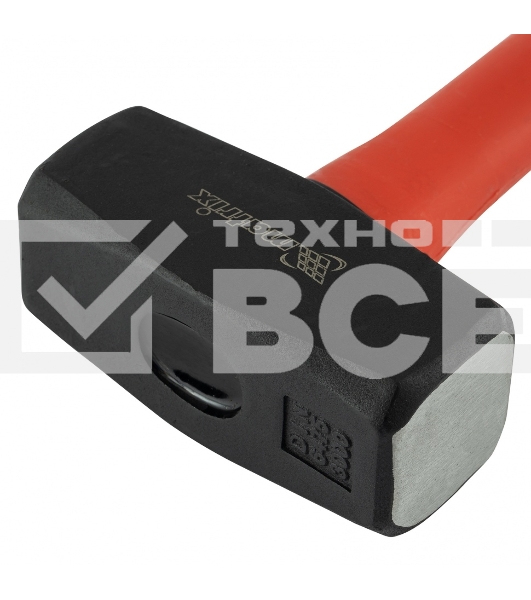 Кувалда Matrix 3 кг, фибергласовая обрезиненная рукоятка 600 мм