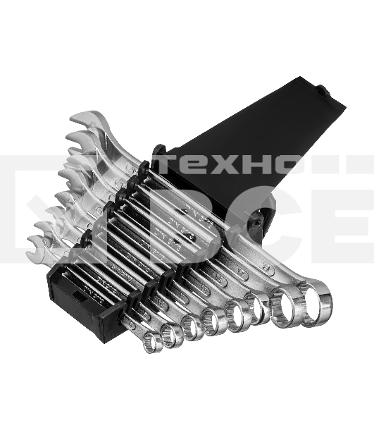 Набор комбинированных ключей Сибртех (8 - 19 мм) 8 шт.