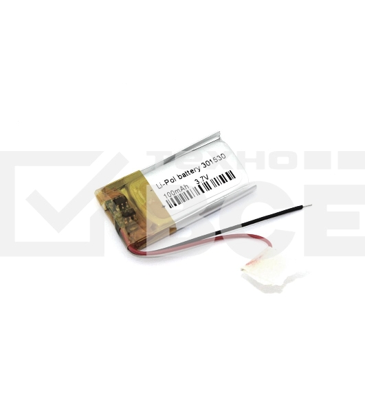 Аккумулятор Li-Pol (батарея) 3x15x30мм 2pin 3.7V/100mAh