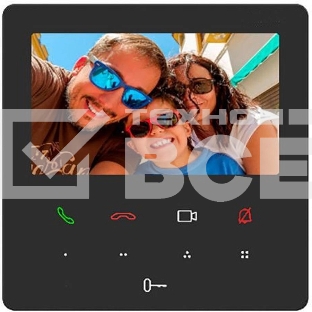 Видеодомофон HiWatch VDP-H2111W черный