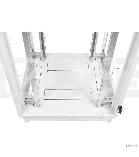 Шкаф коммутационный ЦМО ШТК-М-42.8.8-4ААА 42U 800x820мм пер.дв.перфор. задн.дв.стал.лист 2 бок.пан. 500кг белый