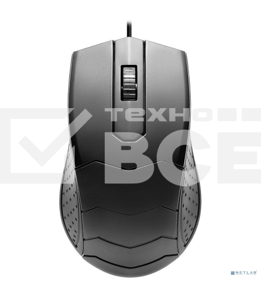 Мышь проводная Defender HIT MB-530 черный, 1000 dpi, USB, кнопки - 3