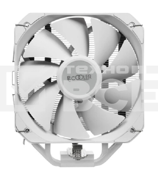 Кулер для процессора PCCooler PALADIN 400 WH (200W, 4-pin PWM, 157mm, Al/Cu, 4x6mm, 1x130mm, 76.85CFM, 29dBA, 1600RPM, S: 1851/1700/1200/115X, AM5/AM4, white)