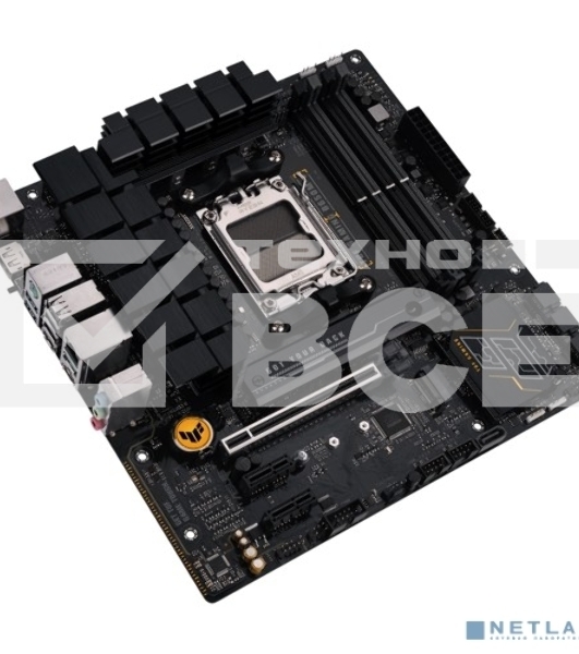 Материнская плата ASUS TUF GAMING B650M-E, AM5, AMD B650, 4xDDR5, 4xSATA, 2xM.2, 1xPCIe 4.0 x16, 2xPCIe x1, 2xDP, 1xHDMI, 1x 2.5Gb LAN, 1xUSB-A 3.2 Gen 2, 2xUSB-A 3.2 Gen 1, 4xUSB 2.0, 1xUSB-C 3.2 Gen 2, 3x3.5 мм, 7.1, mATX