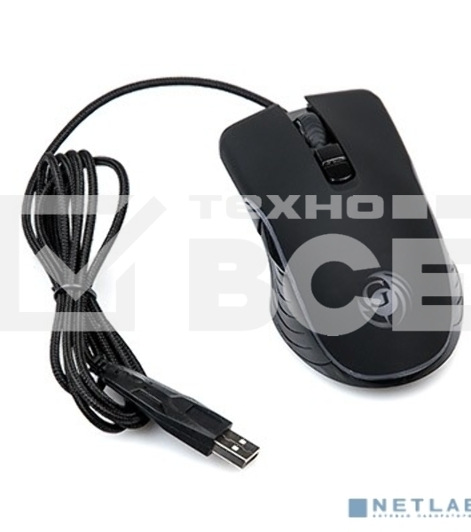 Мышь проводная Dialog Gan-Kata MGK-34U черный, 3200 dpi, USB, кнопки - 7