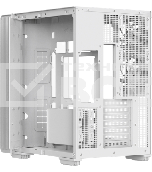 Компьютерный корпус Formula V Line Crystal Z7 PA White, ATX, TYPE-C*1, USB3.0*1, Front+Side Glass, SIDE 3x PERFORMANCE ARGB, REAR 2x PERFORMANCE ARGB