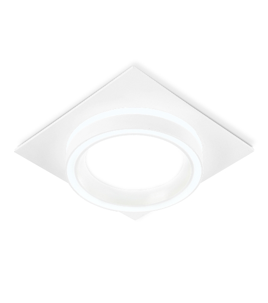 Светильник встраиваемый TU5220 WH белый IP20 GX70 D150*150*52