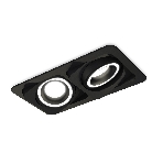 Комплект встраиваемого светильника Ambrella light XC7664080 SBK/FR черный песок/белый матовый MR16 GU5.3 (C7664, N7111), фото3