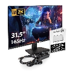 Монитор 31.5' ExeGate Combat EG3207T IPS 2560x1440, 165 Гц, 1 мс, 16:9, 300 кд/м², 2xHDMI 2.0, DP 1.4, USB, 3.5 Jack, динамики (2x3 Вт), FreeSync, Flicker-free, Low Blue Light, VESA 75x75, черный, фото29