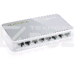 Коммутатор TP-Link SOHO TL-SF1008D Коммутатор 8-port 10/100M mini Desktop Switch, 8 10/100M RJ45 ports, Plastic case, фото7
