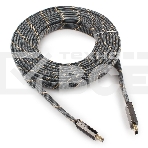 Кабель Cablexpert HDMI, серия Platinum, 4,5 м, v2.0, M/M, плоский, позол.разъемы, металлический корпус, нейлоновая оплетка, блистер, фото3