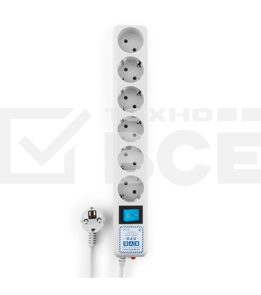 Фильтр-удлинитель Power Cube PRO, 1,9 м, LC контур, 16А/3,5кВт