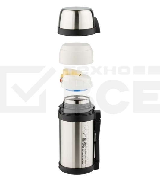 Термос Thermos FDH Stainless Steel Vacuum Flask 1.65л. стальной/черный (923646)