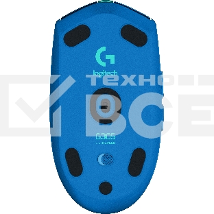 Мышь беспроводная Logitech G305 LIGHTSPEED синий, 12000 dpi, радиоканал, USB, кнопки - 6