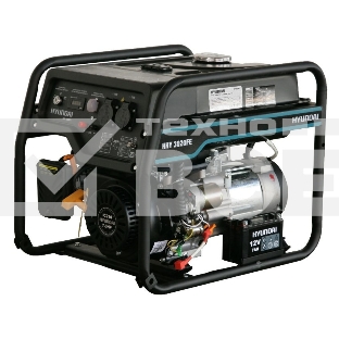 Электрогенератор бензиновый Hyundai HHY 3020FE, 3.1 кВт, 69 дБ, 49 кг