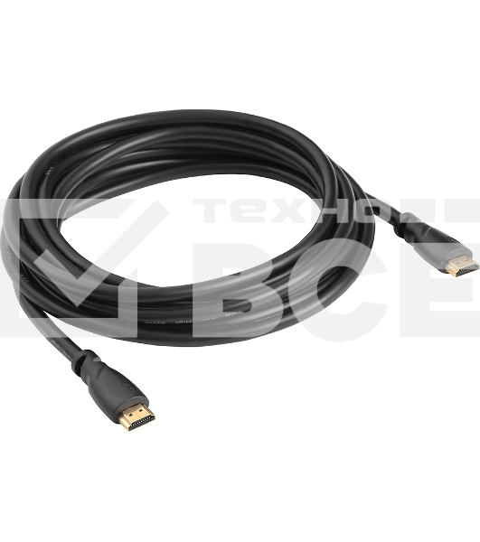 Кабель GCR Premium 1.8m HDMI 2.0, HDR, Ultra HD 4K60 Hz/ 5K30Hz, 3D, Ethernet 18.0 Гбит/с, OD8.0mm, 28/26 AWG, черный