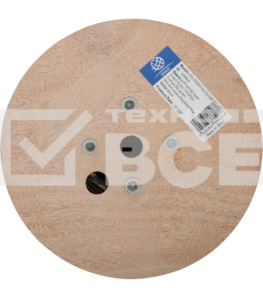 Кабель сетевой Ningbo UTP 4 пары cat5E solid 0.5мм CCA molded 305м серый outdoor стальной трос