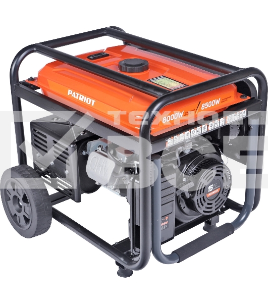Электрогенератор бензиновый Patriot GRA 8500AWS, 8.5 кВт, 75 дБ, 100 кг