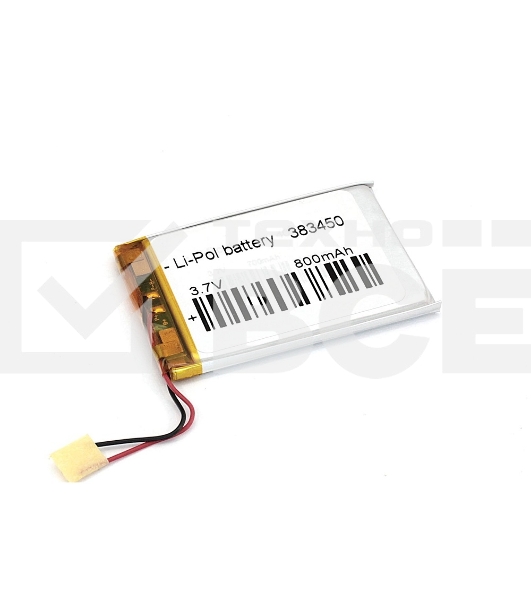 Аккумулятор Li-Pol (батарея) 3.8*34*50мм 2pin 3.7V/800mAh