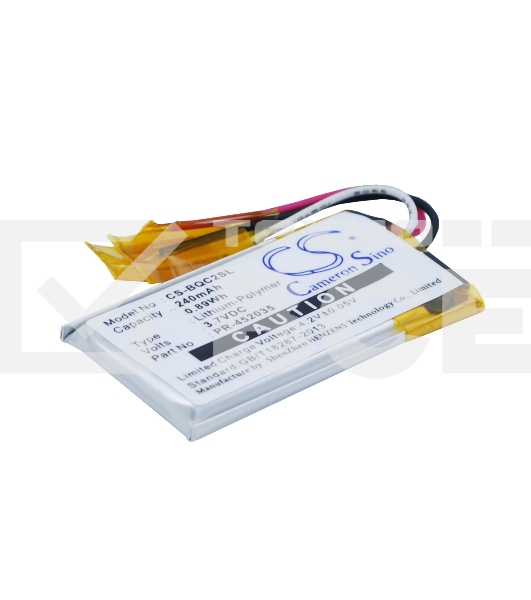 Аккумуляторная батарея CameronSino CS-BQC2SL для BOSE QuietComfort 20, QC20 3.7V 240mAh / 0.89Wh