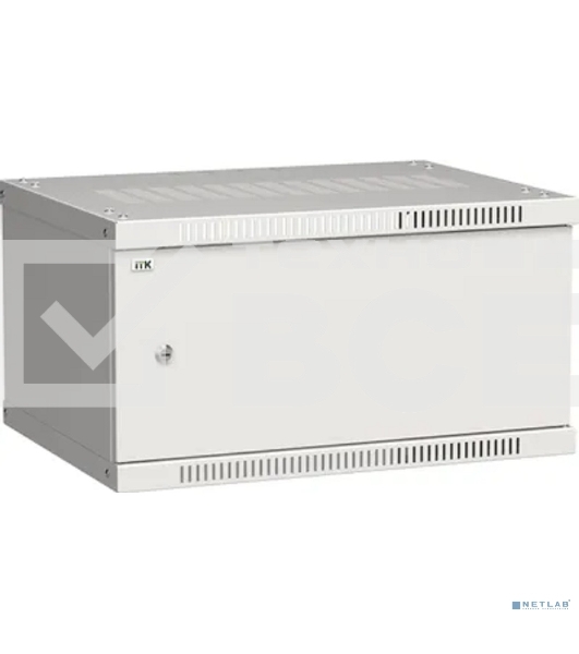 Шкаф ITK LWE3-06U64-MF LINEA WE 6U 600x450 мм дверь металл серый