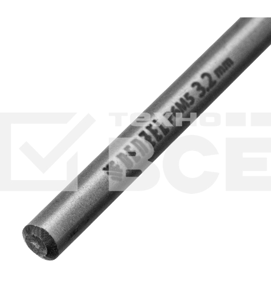 Сверло спиральное по металлу 3,2 x 65мм, Р6М5, Golden Tip, многогранная заточка, 2шт. Denzel