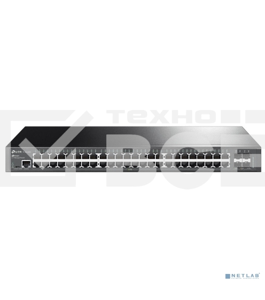 Коммутатор 48-портовый гигабитный управляемый уровня 2+ TP-Link TL-SG3452X JetStream с четырьмя слотами SFP+ 10 Гбит/с
