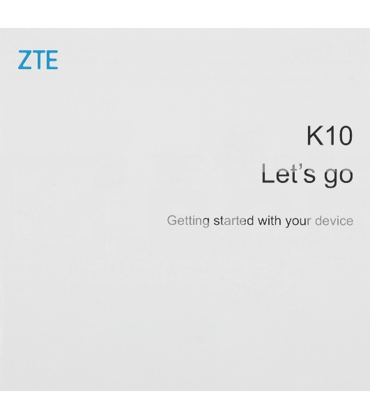 Интернет-центр ZTE K10 10/100TX/4G/3G/LTE cat. 4 белый