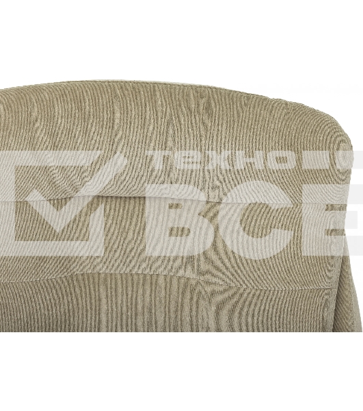 Кресло руководителя Бюрократ T-9950MSG-F Fabric песочный Light-21, крестов. пластик, подст. для ног
