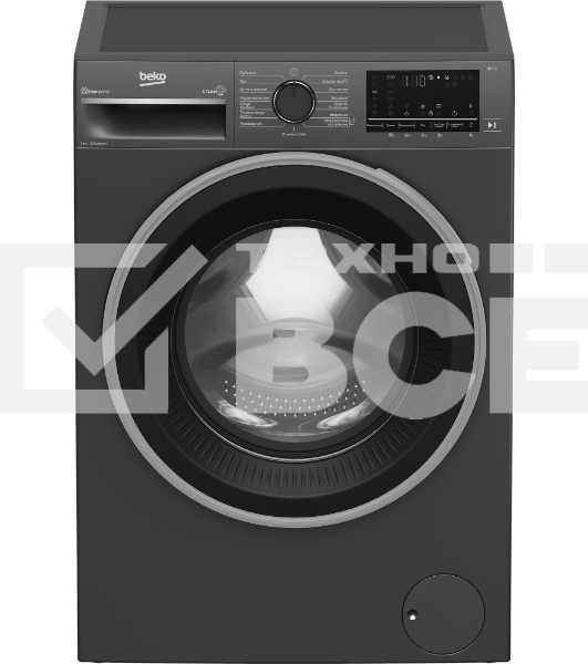 Стиральная машина Beko B3WFR572AB темно-серый, загрузка фронтальная 7 кг, 1200 об/мин., класс: А