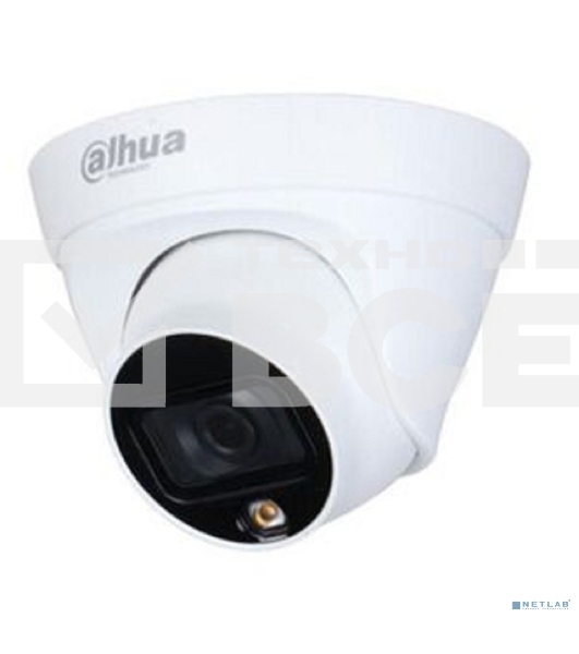 Уличная турельная IP-видеокамера DAHUA DH-IPC-HDW1439TP-A-LED-0280B-S4 Full-color 4Мп, 1/3” CMOS, объектив 2.8мм, LED-подсветка до 30м, IP67, корпус: металл