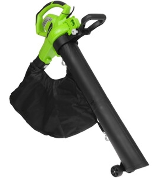 Воздуходувка-пылесос садовый электрический Greenworks BL3000, 220 В, 3000 Вт 2406507