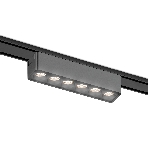 Светильник трековый светодиодный GV1403 BK черный IP20 6W 4200K 48V 24° 122*26*24, фото4