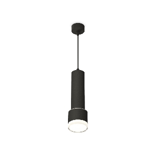 Светильник Ambrella Light XP8111009 SBK/FR/CL черный песок/белый матовый/прозрачный GX53 (A2302, C6356, A2101, C8111, N8399)