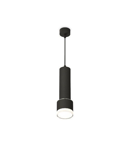 Светильник Ambrella Light XP8111009 SBK/FR/CL черный песок/белый матовый/прозрачный GX53 (A2302, C6356, A2101, C8111, N8399)