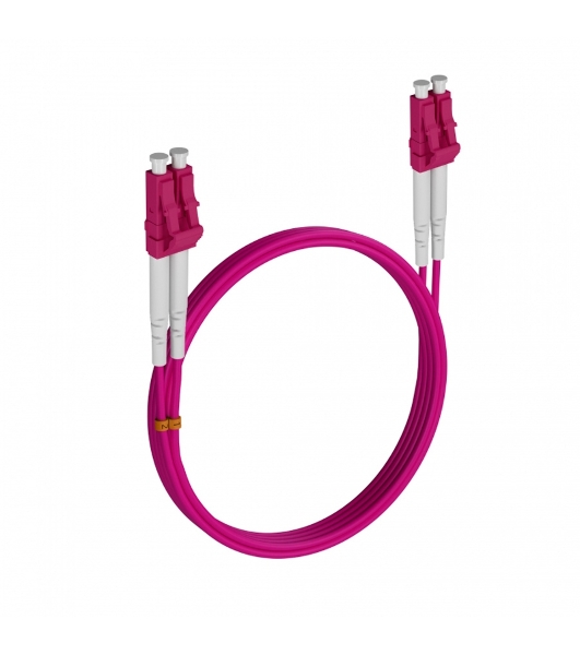 Кабельная сборка REXANT 50-2611-3 Патч-корд оптический многомодовый (MM) 50/125 OM4 разъемы zip-cord LC/UPC-LC/UPC, 3мм, Duplex, LSZH, 3м, REXANT PRO