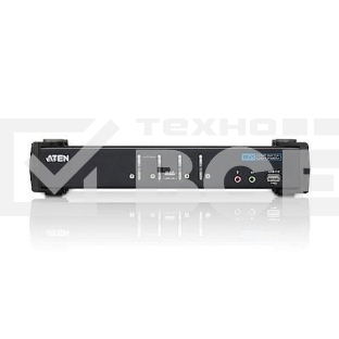 Переключатель ATEN KVM Switch CS1764A-AT-G 4-х портовый USB 2.0 DVI KVMP™-переключатель (KVM Switch)