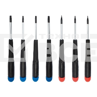 Набор часовых отверток TORX 7 предметов Rexant