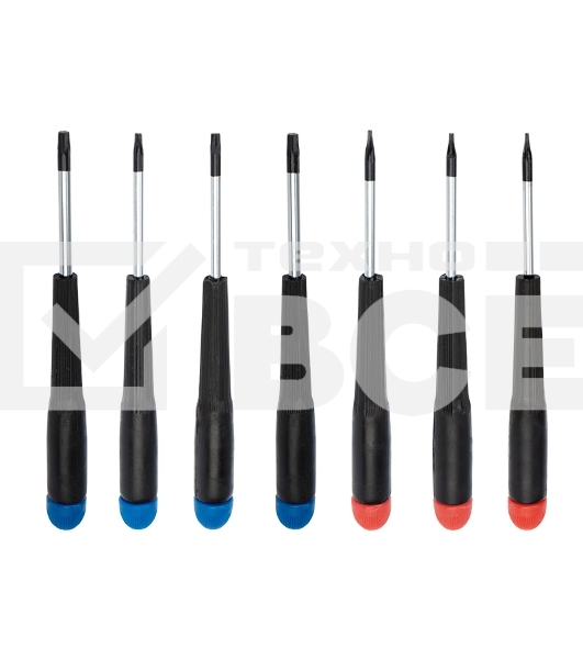Набор часовых отверток TORX 7 предметов Rexant