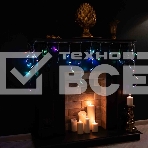 Гирлянда Айсикл NEON-NIGHT (255-009)(бахрома) светодиодный, 1,8 х 0,5 м, прозрачный провод, 230 В, диоды RGB, фото3