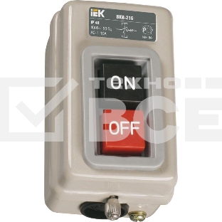 Выключатель ВКИ-216 10А 230/400В IP40 ИЭК KVK20-10-3